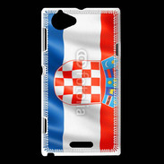 Coque Sony Xperia L Drapeau Croatie