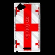 Coque Sony Xperia L Drapeau Georgie
