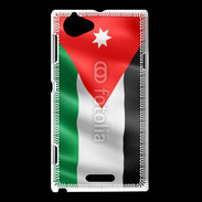 Coque Sony Xperia L Drapeau Jordanie