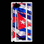 Coque Sony Xperia L Drapeau Cuba 3