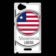Coque Sony Xperia L logo Liberia