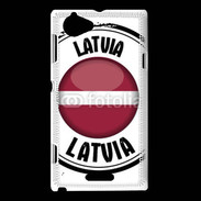 Coque Sony Xperia L Logo Lettonie