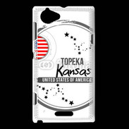 Coque Sony Xperia L logo Kansas