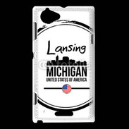 Coque Sony Xperia L Logo Michigan