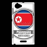 Coque Sony Xperia L Logo Corée du Nord