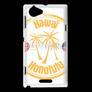 Coque Sony Xperia L Logo Honolulu