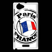 Coque Sony Xperia L Logo Paris 