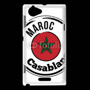 Coque Sony Xperia L Logo Casablanca