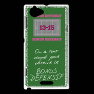 Coque Sony Xperia L Obtenir le Bonus offensif-défensif Vert