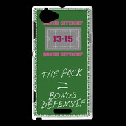 Coque Sony Xperia L The pack Bonus offensif-défensif Vert