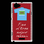 Coque Sony Xperia L Bonus offensif-Défensif Adjoint terrain Rouge 2