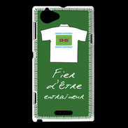 Coque Sony Xperia L Entraîneur Bonus offensif-défensif Vert