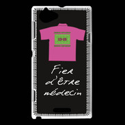 Coque Sony Xperia L Médecin Bonus offensif-défensif Noir