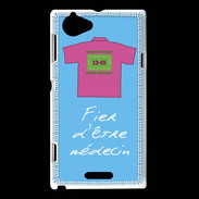 Coque Sony Xperia L Médecin Bonus offensif-défensif Bleu