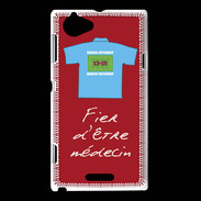 Coque Sony Xperia L Médecin Bonus offensif-défensif Rouge 2