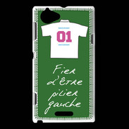 Coque Sony Xperia L Pilier gauche Bonus offensif-défensif Vert