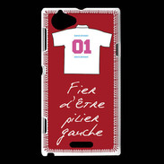 Coque Sony Xperia L Pilier gauche Bonus offensif-défensif Rouge