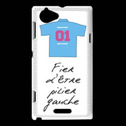 Coque Sony Xperia L Pilier gauche Bonus offensif-défensif Blanc 2