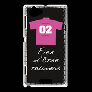 Coque Sony Xperia L Talonneur Bonus offensif-défensif Noir