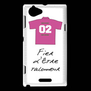 Coque Sony Xperia L Talonneur Bonus offensif-défensif Blanc