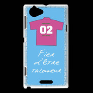 Coque Sony Xperia L Talonneur Bonus offensif-défensif Bleu