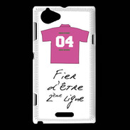 Coque Sony Xperia L Deuxième ligne G Bonus offensif Blanc