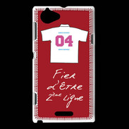 Coque Sony Xperia L Deuxième ligne G Bonus offensif Rouge