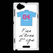 Coque Sony Xperia L Deuxième ligne G Bonus offensif Blanc 2