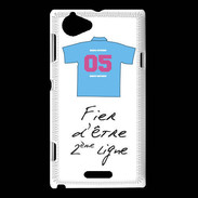 Coque Sony Xperia L Deuxième ligne D Bonus offensif Blanc 2