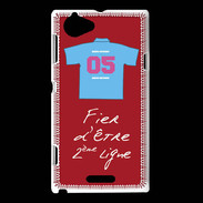 Coque Sony Xperia L Deuxième ligne D Bonus offensif Rouge 2