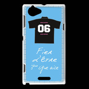 Coque Sony Xperia L Troisième ligne G Bonus offensif-défensif Bleu 2