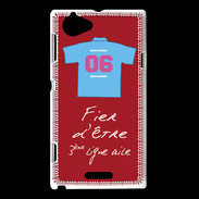Coque Sony Xperia L Troisième ligne G Bonus offensif-défensif Rouge 2