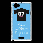 Coque Sony Xperia L Troisième ligne D Bonus offensif-défensif Bleu 2