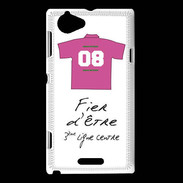 Coque Sony Xperia L Troisième ligne centre Bonus offensif-défensif Blanc
