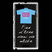 Coque Sony Xperia L Demi de mêlée Bonus offensif-défensif Noir 2