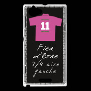 Coque Sony Xperia L 3/4 aile gauche Bonus offensif-défensif Noir