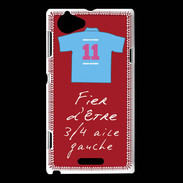 Coque Sony Xperia L 3/4 aile gauche Bonus offensif-défensif Rouge 2