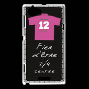 Coque Sony Xperia L 3/4 centre G Bonus offensif-défensif Noir