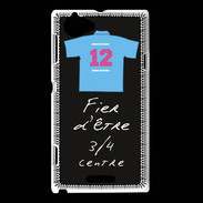 Coque Sony Xperia L 3/4 centre G Bonus offensif-défensif Noir 2