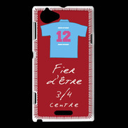 Coque Sony Xperia L 3/4 centre G Bonus offensif-défensif Rouge 2