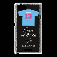 Coque Sony Xperia L 3/4 centre D Bonus offensif-défensif Noir 2