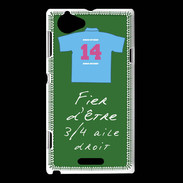 Coque Sony Xperia L 3/4 aile droit Bonus offensif-défensif Vert 2