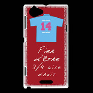 Coque Sony Xperia L 3/4 aile droit Bonus offensif-défensif Rouge 2