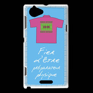 Coque Sony Xperia L Préparateur physique Bonus offensif-défensif Bleu