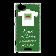 Coque Sony Xperia L Préparateur physique Bonus offensif-défensif Vert