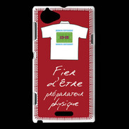 Coque Sony Xperia L Préparateur physique Bonus offensif-défensif Rouge