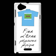Coque Sony Xperia L Préparateur physique Bonus offensif-défensif Blanc 2