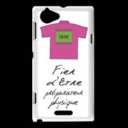 Coque Sony Xperia L Préparateur physique Bonus offensif-défensif Blanc