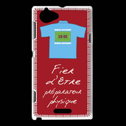Coque Sony Xperia L Préparateur physique Bonus offensif-défensif Rouge 2