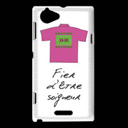 Coque Sony Xperia L Soigneur Bonus offensif-défensif Blanc